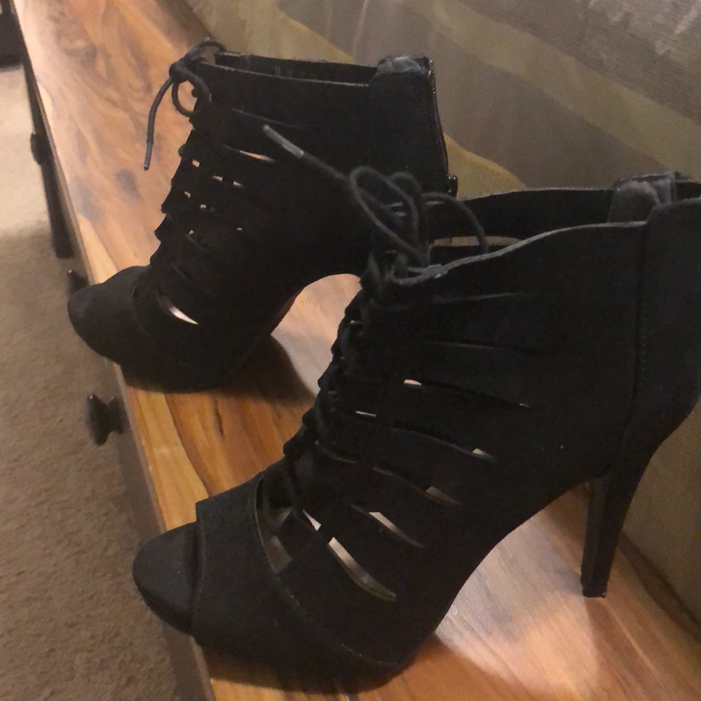 Black heels
